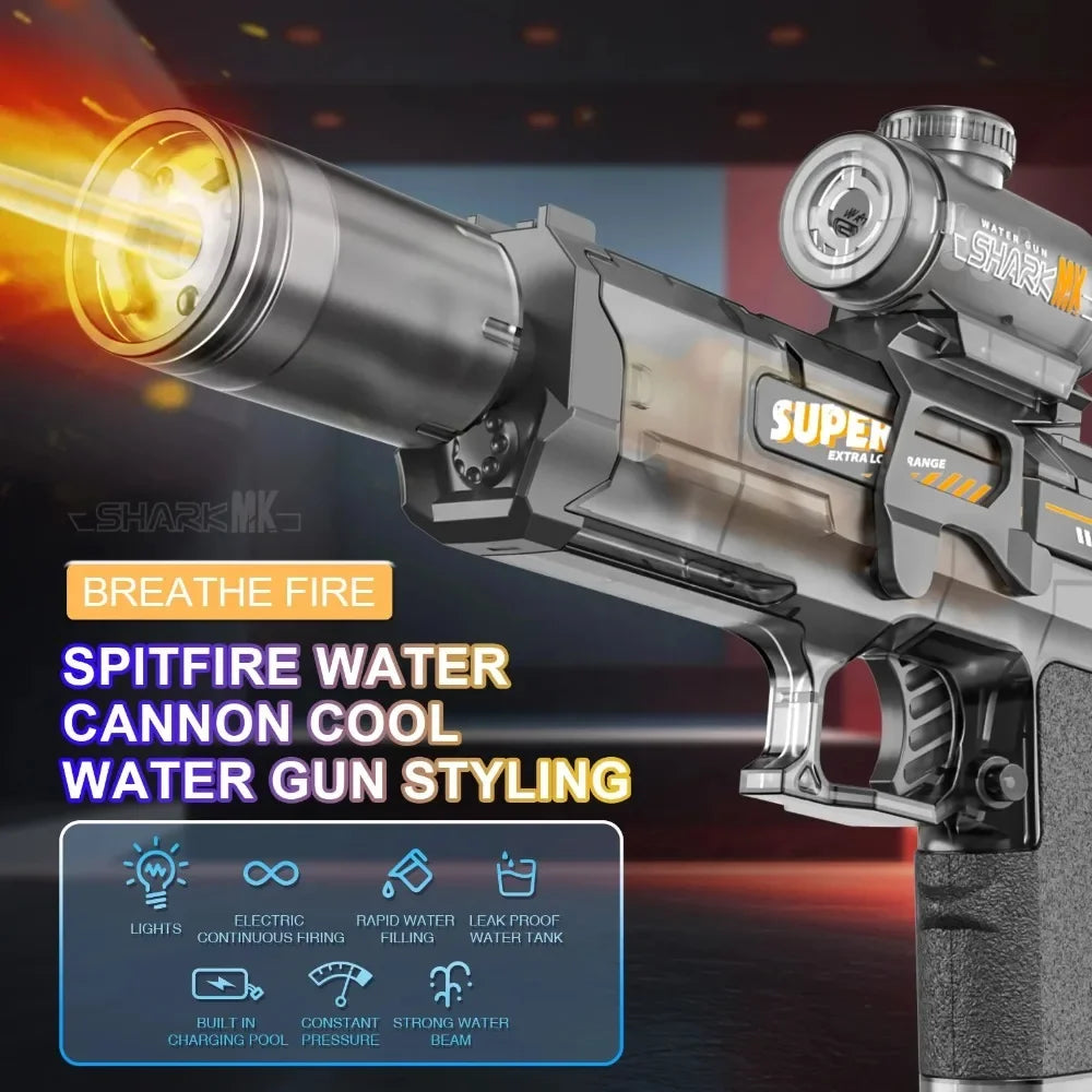 LED Flash Water Blaster – Light-Up High-Capacity Gun