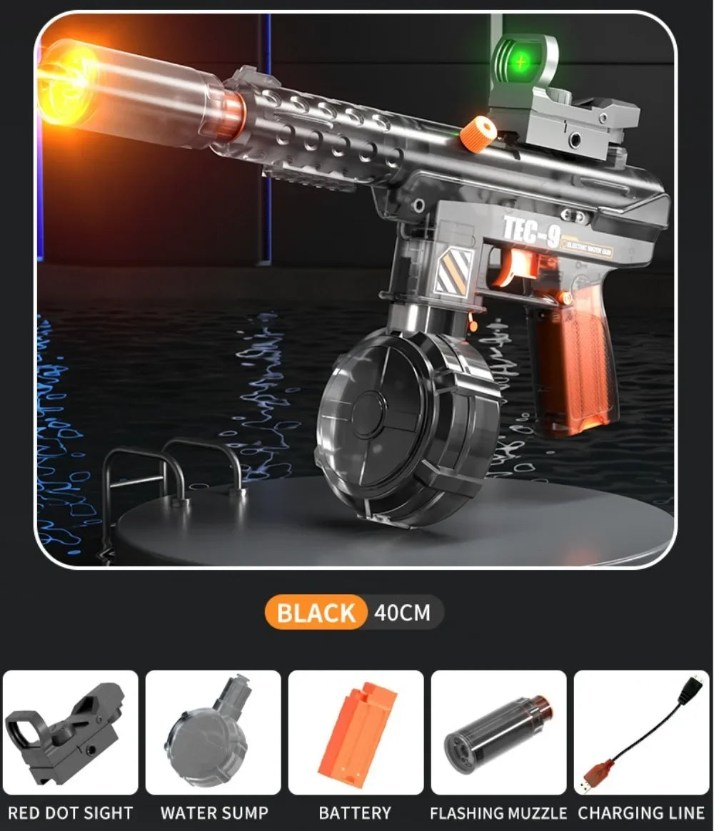 LED Flash Water Blaster – Light-Up High-Capacity Gun